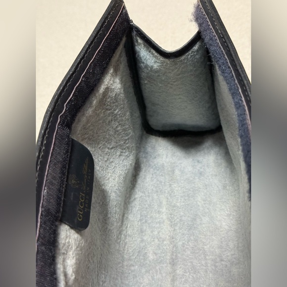 GUCCI Vintage GG Canvas Sherry Line Clutch - Picture 10 of 16